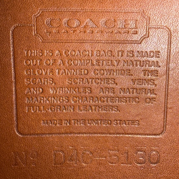 Vintage Coach Station Bag #5130 - Picture 7 of 12